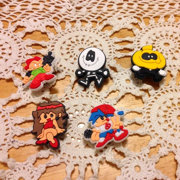 Kid's shoe charms for crocs or crocs-style shoes, Friday Night Funkin' - Picture 1 of 4